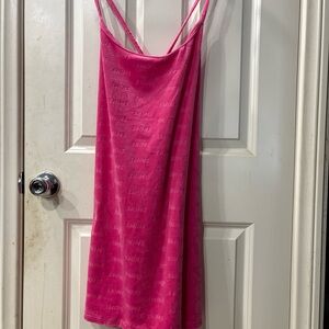 Skims Elegant Pink Slip Dress